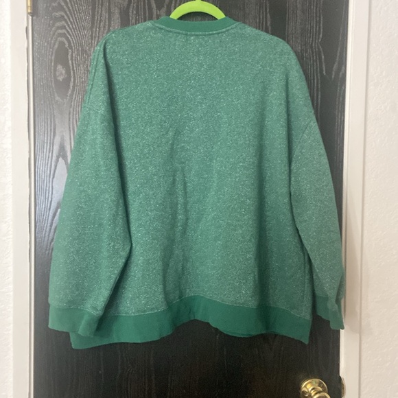 Disney Parks Santa Mickey and Minnie Christmas Holiday Sweatshirt Size 1X - Picture 3 of 4